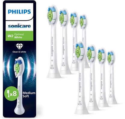 Philips Sonicare W2 Optimal White HX6068/87 Bürstenköpfe 8 Stück Weiß