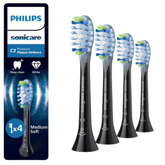 Philips Sonicare Premium Plaque Defence C3 Bürstenköpfe — 4 Stück (HX9044/88)